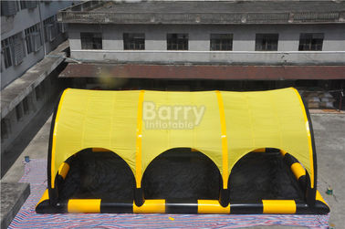 কাস্টমাইজড হলুদ পিভিসি Tarpaulin পুল, Inflatable আশ্রয় সঙ্গে প্রস্ফুটিত তাঁবু