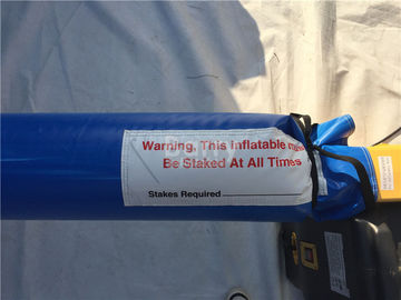 বাণিজ্যিক গ্রেড ওয়েভ Inflatable শুকনো স্লাইড 7.6x3.8m নিজস্ব
