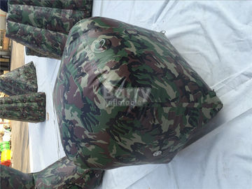 কাস্টমাইজড camouflage Inflatable স্পোর্টস গেমস / শুটিং গেম জন্য Inflatable পেইন্টবল বাংকার