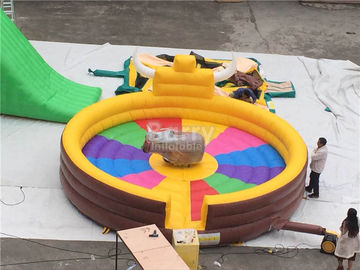1 জন মানুষের জন্য মজার বড় Inflatable যান্ত্রিক বুল গেম, Inflatable যাত্রায়