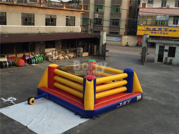 ইন্ডোর খেলার মাঠ কিডস Inflatable স্পোর্টস গেম / Inflatable বক্সিং রিং