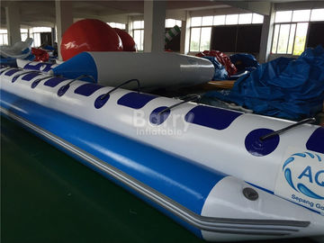 2 ~ 10 মানুষ এয়ার Welded Inflatable জল খেলনা কলা নৌকা টিউব শিখা প্রতিরোধ