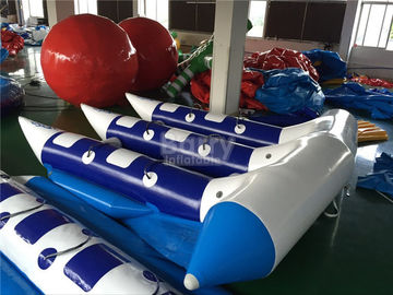 উত্তেজনাপূর্ণ inflatable জল খেলনা, সমুদ্রের জন্য Towable Inflatable Flyfish কলা নৌকা