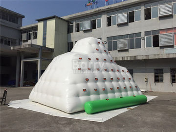টেকসই 0.99 মিমি পিভিসি Inflatable জল Iceberg / Inflatable আরোহণ ওয়াল