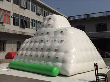 টেকসই 0.99 মিমি পিভিসি Inflatable জল Iceberg / Inflatable আরোহণ ওয়াল