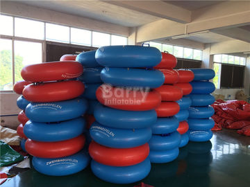 কিডস জন্য লাল এবং নীল inflatable জল খেলনা, সুইমিং পুল ভাসমান