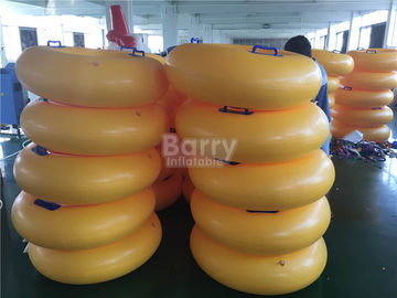 প্রাপ্তবয়স্কদের জন্য মিনি Inflatable জল খেলনা, অরেঞ্জ Inflatable সুইম রিং