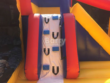 বাণিজ্যিক Inflatable কম্বো খেলা, বাড়ির পিছনের দিকের উঠোন আকর্ষণ কিডস জন্য প্রস্ফুটিত কাসল