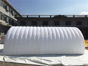 হোয়াইট এয়ার টাইট Inflatable ইভেন্ট তাঁবু, LED সঙ্গে Diy Inflatable টানেল তাঁবু