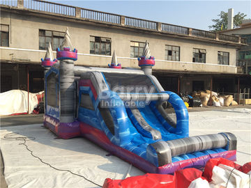 0.55 মিমি পিভিসি Tarpaulin কিডস জন্য Inflatable বাউন্স হাউস স্লাইড কম্বো