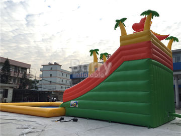 সামার জন্য পুল সঙ্গে কাস্টম ডাইনোসর স্লাইড Inflatable জল পার্ক