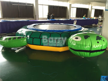 স্লাইড টেকসই 0.9 মিমি পিভিসি Tarpaulin উপাদান সঙ্গে ODM Inflatable কচ্ছপ