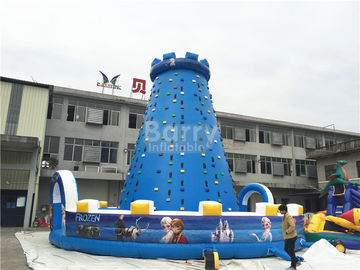 0.55 মিমি পিভিসি Tarpaulin Inflatable আরোহণ খেলনা, ব্লক আপ বাধা কোর্স