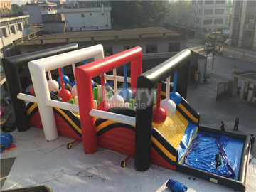 ই এম দৈত্য দৈত্য inflatable প্রতিবন্ধক কোর্স, ইভেন্টের জন্য রেক wrecking খেলা