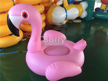বড় আকার গোলাপী Inflatable ভাসমান পুল খেলনা / Flamingo প্রাণী