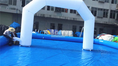 হোয়াইট জায়েন্ট আউটডোর প্রোমোশনাল Inflatable আর্ক সাপোর্ট ভাল শেষ