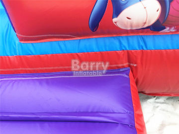 পেশাগত ডবল লেন্স Bear কিডস Inflatable স্লাইড 12 * 8 * 8 মি অথবা স্বনির্ধারিত