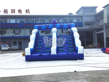 পুল Customzied আকার সঙ্গে নীল ওয়েভ আলটিমেট Inflatable বাড়ির পিছনের দিকের উঠোন জল পার্ক
