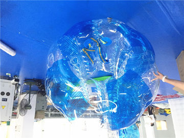 টেকসই বহিরঙ্গন বহিরঙ্গন inflatable খেলনা, নীল inflatable হ্যামস্টার বাম্পার বল