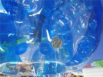 টেকসই বহিরঙ্গন বহিরঙ্গন inflatable খেলনা, নীল inflatable হ্যামস্টার বাম্পার বল