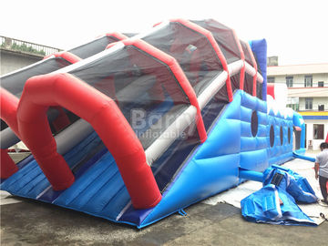 কাস্টম তৈরি বড় inflatable বাধা কোর্স / Inflatable কম্বো