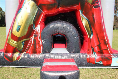 জলরোধী 0.55 মিমি পিভিসি Inflatable আয়রন ম্যান જમ્પિંગ কাসল 5 এক্স 4 এক্স 5m নিজস্ব