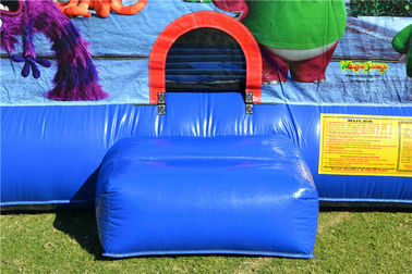 Multifunctional Inflatable বাউন্সার হাউস, বড় বাণিজ্যিক দানব বিশ্ববিদ্যালয় প্রাপ্তবয়স্ক জাম্পিং কাসল
