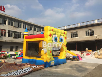 অপসারণযোগ্য থিম কিডস জাম্পার খেলার মাঠ Inflatable Spongebob পার্টি ভাড়া জন্য বাউন্সার