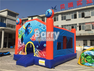 কাস্টমাইজড Seaworld থিম Inflatable বাউন্স বাচ্চাদের জন্য / ঝাঁপ দাও কাসল