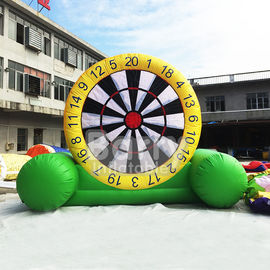 ইন্ডোর খেলার মাঠ Inflatable ডার্ট বোর্ড, Toddlers জন্য Inflatable গার্ডেন খেলনা