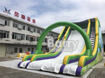 ফ্যান পার্টি জন্য 0.55 মিমি পিভিসি বাণিজ্যিক Inflatable স্লাইড ডাবল সেলাই