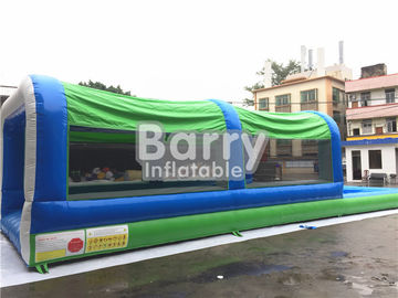 সহজ সেট আপ Inflatable জল স্লাইড পিভিসি সিল্ক স্ক্রিন মুদ্রণ / স্লিপ এন স্লাইড গাট্টা
