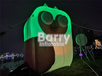 কাস্টমাইজড Inflatable বিজ্ঞাপন পণ্য / হালকা প্রাণী আলোর জন্য কার্টুন গাট্টা