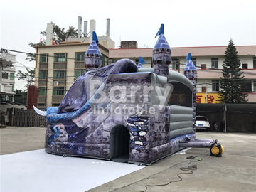 0.55 মিমি পিভিসি বাণিজ্যিক মজার কিডস কাসল Inflatable বাউন্স হাউস স্লাইড কম্বো