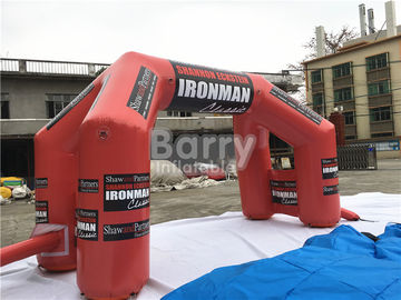 কাস্টম Inflatable বিজ্ঞাপন পণ্য দৈত্য স্বাগতম শুরু লাইন Inflatable প্রবেশিকা আর্কি শেষ