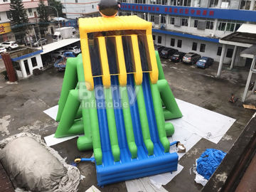 বাণিজ্যিক গ্রেড 4 লেন বিগ ইভেন্ট জন্য ভিজা দৈত্য Inflatable জল স্লাইড