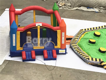 কাস্টমাইজড সাইজ ঝাঁপ দাও ঝরনা কাসল / Inflatable বাউন্সার প্লেহাউস