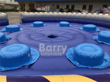 বেগুনি বা কাস্টম Made Inflatable Meltdown ঘূর্ণায়মান খেলা, Inflatable সর্বশেষ মানুষ স্থায়ী খেলা