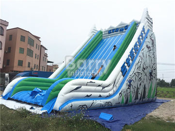 কাস্টম বড় inflatable স্লাইড, বাণিজ্যিক প্রাপ্তবয়স্ক ব্লাউড আপ স্লাইড