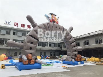 ই এম লোগো মুদ্রণ সঙ্গে বহিরঙ্গন বাণিজ্যিক বিজ্ঞাপন Inflatable আর্ক