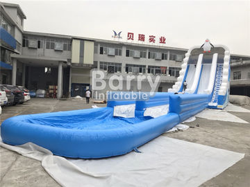কাস্টম মাপ ইভেন্ট জন্য বড় বহিরঙ্গন বাণিজ্যিক Inflatable দৈত্য জল স্লাইড