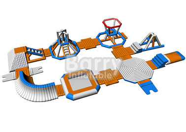 সামার জল ক্রীড়া গেম Inflatable ওয়াটার পার্ক / টেকসই ওয়াটার পার্ক রিসর্ট