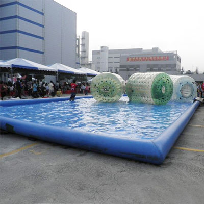 টেকসই PVC 0.9mm উপাদান সস্তা ভাসমান inflatable সুইমিং পুল