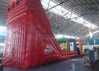 বহিরঙ্গন বাণিজ্যিক Inflatable স্লাইড, কিডস এবং প্রাপ্তবয়স্কদের জন্য তিন লেন্স Inflatable স্লাইড