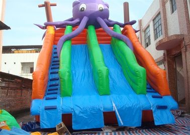 বিনোদনমূলক বাণিজ্যিক inflatable স্লাইড, জল পার্ক জন্য Inflatable পুল স্লাইড