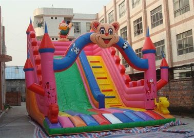 প্রেমিকা কার্টুন বাণিজ্যিক Inflatable স্লাইড, পার্ক জন্য কিডস Inflatable স্লাইড