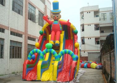 উত্তেজনাপূর্ণ কলোরা টেকসই পিভিসি বাণিজ্যিক বিশাল inflatable স্লাইড ভাড়া