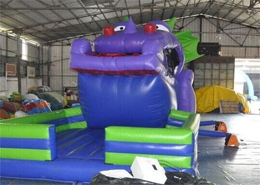 কাস্টমাইজড সাইজ বাণিজ্যিক Inflatable স্লাইড, কিডস জন্য 18ft Inflatable ডাইনোসর স্লাইড