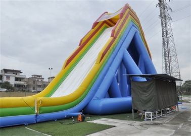 জায়ান্ট Inflatable গেমস জন্য নিরাপত্তা বহিরঙ্গন বড় বড় জল স্লাইড