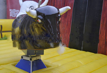 কুল Inflatable স্পোর্টস গেম, মেকানিক্যাল বুল সঙ্গে পিভিসি উপাদান Inflatable ম্যাট